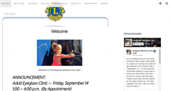 Desktop Screenshot of kingmanlions.org